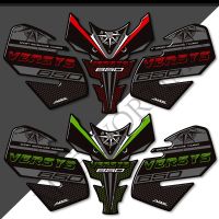 For Kawasaki Versys 650 LT 650LT Stickers Decals Protector Adventure Touring Trunk Luggage Cases Gas Fuel Oil Kit Knee Tank Pad Decals  Emblems