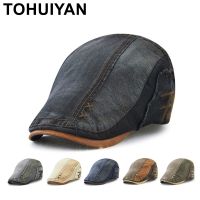 TOHUIYAN หมวก Newsboy คลาสสิกสำหรับผู้ชายหมวกแกตส์บี้ผ้าฝ้ายวินเทจหมวกเด็กทำขนมปังลำลองหมวกแฟชั่นสำหรับผู้หญิง