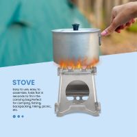 Camping Stove Portable Folding Stainless Steel Stove Wood Burning Stove Lightweight,Compact,Durable for Outdoor Picnic