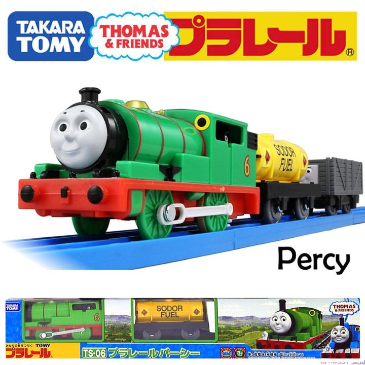 takara-tomy-plarail-thomas-and-friends-รถไฟโธมัสฝึกเครื่องยนต์รถถังรถไฟฟ้าสำหรับเด็ก-ts-21กอร์ดอนของเล่น
