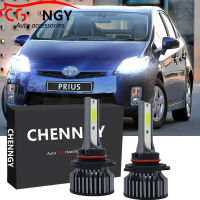 สำหรับ Toyota Prius (XW30) 2009-2015หลอดไฟหน้าไฟฉายคาดศีรษะ2014 2013 2012ไฟหน้ารถมอเตอร์ไซค์แบบ LED ฮาโลเจนเปลี่ยนชุดหลอดไฟ6000K