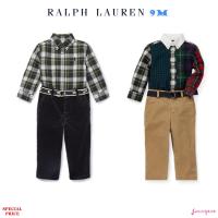 RALPH LAUREN SHIRT&amp;BELT SET ( BABY 9M)