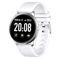 LuckyWd นาฬิกาอัจฉริยะ (สีขาว) รองรับภาษาไทย รองรับทั้ง Android และ iOS สัมผัสเต็มจอ Smart Watch KW19 Pro วัดชีพจร ความดัน นับก้าว เตือนสายเรียกเข้า Fitness Tracker นาฬิกา วัด ชีพจร นาฬิกาเด็ก นาฬิกาผู้ใหญ่ นาฬิกาข้อมือ นาฬิกาเด็กสมาทวอช วัดชีพจร