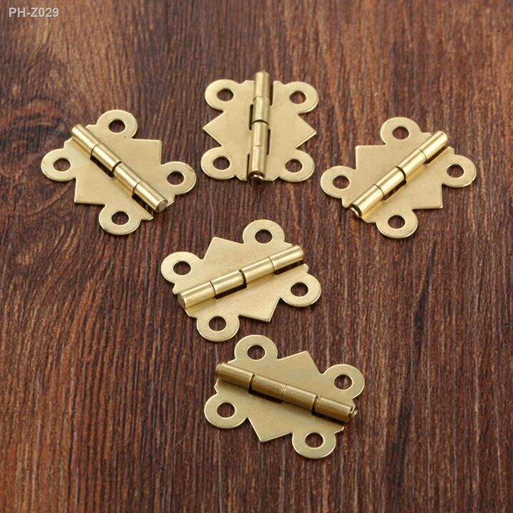 20pcs-lot-butterfly-hinges-mini-gold-4-holes-17x20mm-cabinet-drawer-stainless-steel-retro-butt-jewellery-box-wood-wine-decor