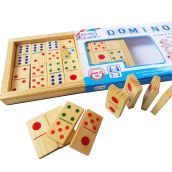 Bộ Cờ Domino Gỗ Edugames - đồ chơi thông minh gỗ