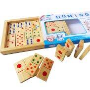 Bộ Cờ Domino Gỗ Edugames - đồ chơi thông minh gỗ