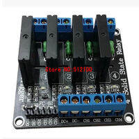 5ชิ้น4 Saluran 5V โมดูลรีเลย์ DC Tahap Tinggi Keadaan Pejal