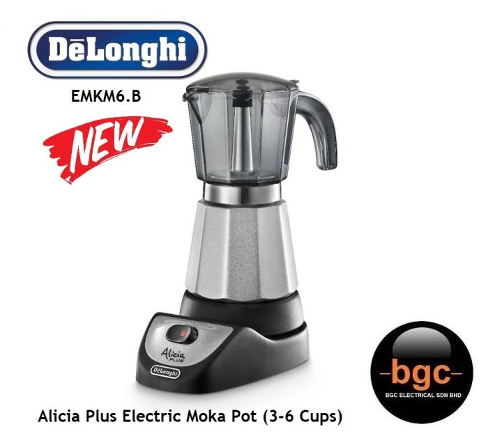 DeLonghi Alicia Moka Electric Espresso Maker 