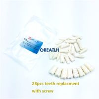 Compatibly Nissin Brand Replaceable Teeth Dental Resin Tooth Model Material Plastic Teeth Teaching Model