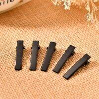 10pcs Metal Alligator Hair Clips Black Prong Hairpins DIY Barrette 32mm/45mm/55mm/75mm For Hair Style Tool Hair Accessories