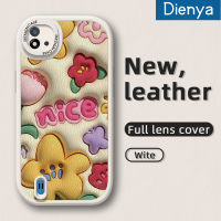 Dienya เคสสำหรับ Realme C20 C15 C11 C20A 2020 Narzo เคส50i Narzo 2021ดีไซน์ใหม่ลายดอกไม้สวยงามทำจากซิลิโคนนิ่มเคสใส่โทรศัพท์หนังเคสมือถือกันกระแทกป้องกันการตกพร้อมกับเคสป้องกันกล้องสำหรับเลนส์คลุมทั้งหมด