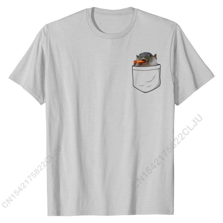 pufferfish-eating-a-carrot-meme-blowfish-dank-memes-pocket-t-shirt-men-tees-fashion-cal-cotton-adult-t-shirt-cal