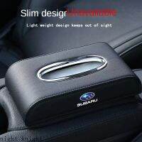 Hot New Subaru Premium Leather Car Tissue Box t6 t7 fiesta focus high quality