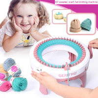 48Needles Round Loom Weaving Machine SweaterHatScarf GlovesSocks Knitting Machine Loom Kit for s Kids Christmas Gift