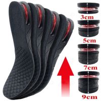 3 9CM Invisible Height Increase Insoles for Shoes Cushion Height Lift Adjustable Cut Shoe Pad Insert Taller Arch Support Insole