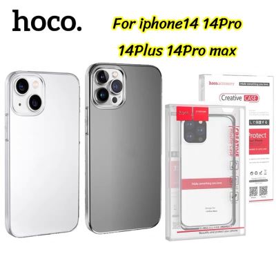เคสใสHoco ซิลิโคนนิ่มสำหรับรุ่นiPhone 15 pro max 15plus 14 pro max 13 13pro max 12 12promax 11 11pro max 6 6s 6+ 7 8 se2 se3 7+ 8+ X XR