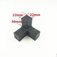 8PCS 25mm square tube connector two T four way inner 22MM L corner plastic connector Valves