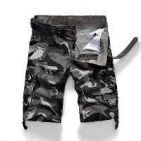 Camouflage Camo Cargo Shorts Men 2022 Summer Casual Cotton Multi-Pocket Loose Shorts Army Military Tactical Shorts Plus Size 44