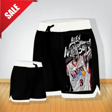 Allen iverson jersey outlet and shorts