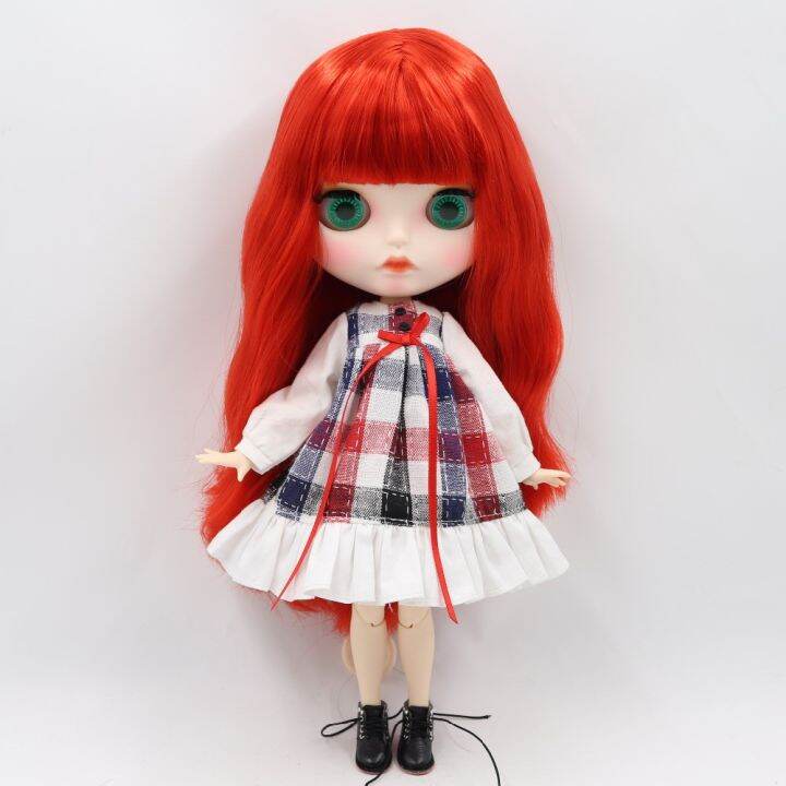 blyth-doll-1-6-bjd-white-skin-joint-body-new-matte-face-30cm-ตุ๊กตาบลายธ์