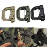 Attach Plasctic Shackle D-ring Clip Molle Webbing Buckle Lock Grimlock Camp Hike Mountain climb Outdoor