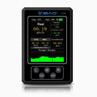 เครื่องตรวจจับรังสีนิวเคลียร์แบบใช้มือถือในครัวเรือนห้องปฏิบัติการ Multi Radioactive Geiger Counter Digital TFT Display Β X Conne-rays Tester