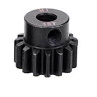 【lz】☽◐∋  Preto Aço Metal Pinhão Motor Gear M1 5mm 15T apto para 1/10 RC modelo de carro e Moto