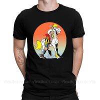 MenS Happy Lucky Cowt Shirts Lucky Luke Cowromantic Adventure Cotton Clothing Funny Short Sleeve Crewneck Tee Shirt