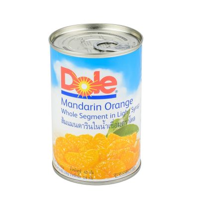 ส้มแมนดารินในน้ำเชื่อม ตราโดล Dole ส้มทำขนม ทำเบเกอรี่ 425 มล.