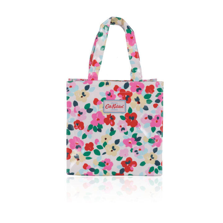 อังกฤษที่มีชื่อเสียงcath-kidstonกระเป๋าถือดอกไม้ใหม่ขนาดเล็กกระเป๋าช้อปปิ้งกระเป๋าผู้หญิงกระเป๋าใส่ข้าวกลางวันแนวโน้ม