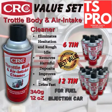  CRC 05078 Throttle Body and Air-Intake Cleaner - 12 Wt Oz. :  Automotive