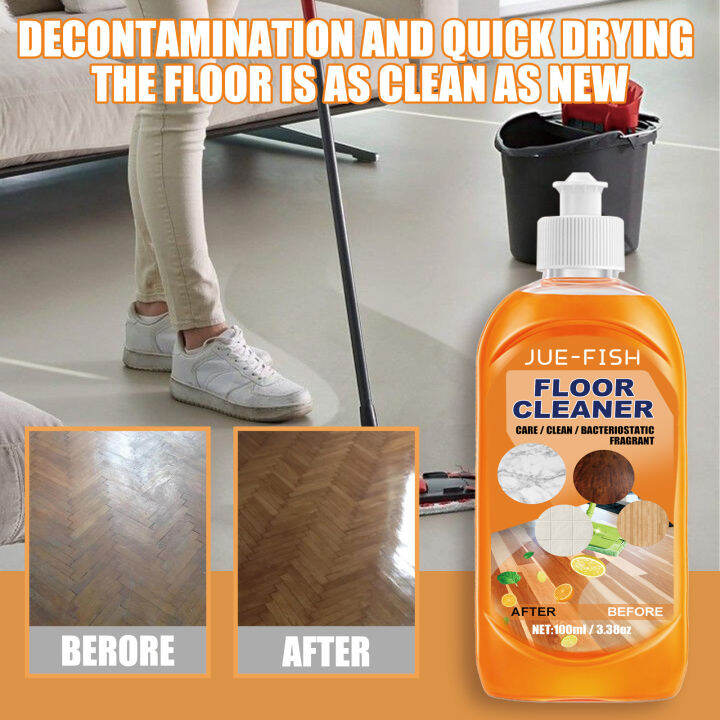 JueFish Floor Cleaner Strong Decontamination Descaling Wood Floor