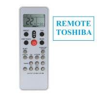 TOSHIBA aircon REMOTE CONTROL Red Key-รับแบตเตอรี่ฟรี-รับประกันใหม่