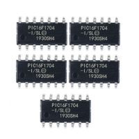 5PCS PIC16F1704 PIC16F1704-I/SL SOP14 Chip for S9 L3+ S17+ T17 U3 APW9 U12 Hashboard Repair