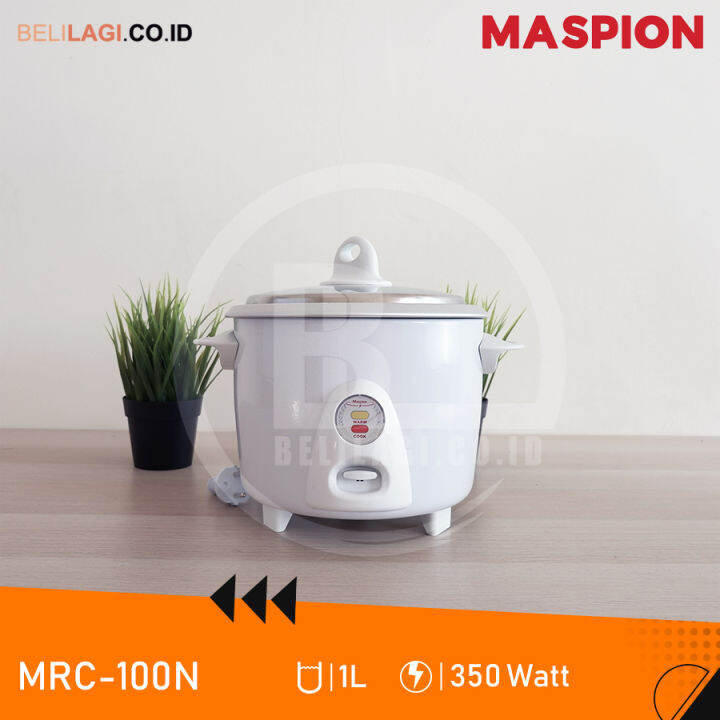 Maspion Rice Cooker 2in1 MRC 100 N 1 Liter Lazada Indonesia
