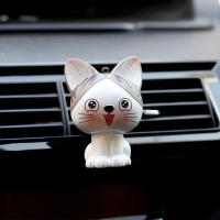 【In-demand】 hhu09 คลิปน้ำหอมรถยนต์ Chi S Cat Fragrance Air Vent Freshener Auto Interior Outlet อุปกรณ์ตกแต่ง Trim Diffuser Adornmen