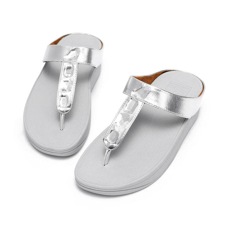 original-ใหม่เอี่ยม-no-1fitflops-สุภาพสตรีรองเท้าแตะอัญมณีตกแต่งแฟชั่น-casual-ladies-รองเท้าแตะฤดูร้อน-breathable-casual-รองเท้าชายหาด