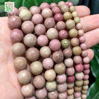 Faceted สีแดง Rhodonite รอบลูกปัดแบบหลวมสำหรับเครื่องประดับสตรีทำ 15 "Strand 4/6/8 /10/12 มม.Diy สร้อยข้อมือแหวนต่างหู-bcco889