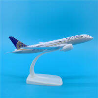 A20CM เครื่องบิน United Airlines โบอิ้ง B787รุ่น Diecast เครื่องบินเครื่องบินของขวัญเด็กสะสม DisplayM