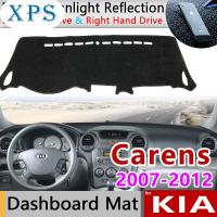 Xps สำหรับ KIA Carens 2007 2008 2009 2010 2011 2012ป้องกันการเสื่อกันลื่นแผ่นคลุมแผงหน้าปัดรถยนต์ที่บังแดด