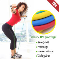 สายดึงแรงต้านออกกำลังกาย ยางยืดออกกำลังกาย สายดึงฟิตเนส Fitness Suspension Home Exercise Trainer Straps