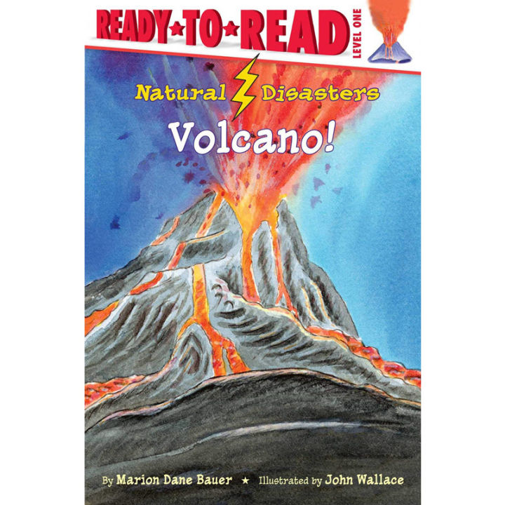 Original English volcano!: Ready to read level 1 (natural disasters): prepare to read level 1 (natural disasters) childrens English reading paperback books