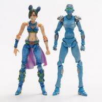 SAS JoJos หินผจญภัยแบบแปลกประหลาด Ocean Jolyne Cujoh/sf ฟิกเกอร์ของเล่นอนิเมแอคชั่น Figurals Brinquedos