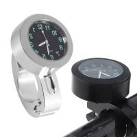 Motorcycle Handlebar Clock Watch Waterproof Luminous Clock Watch Moto Bike Handlebar Mount Aluminum Alloy Quartz Clock WatchAdhesives Tape