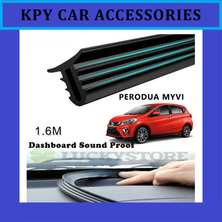 Perodua Myvi T Shape Car Sound Insulation Sound Proof Rubber Seal