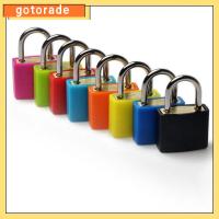 GOTORADE 23mm เหล็กที่แข็งแรง อุปกรณ์สำหรับเดินทาง เครื่องใช้ในหอพัก พร้อมกุญแจ2ดอก กุญแจล็อคกระเป๋าเดินทาง กระเป๋าหนังสือประตูตู้ ล็อคกระเป๋าเดินทางขนาดเล็ก