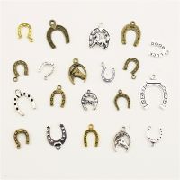 Animals Good Luck Horseshoe Horse Shoes Charms For Jewelry Making Accessories