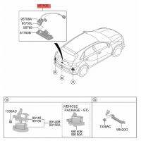 95760-H7010 Car Rear View Camera Parking Assist Back Camera Assy for Hyundai Elantra Avante 2017 Trunk Camera 95760H7010