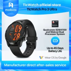  Ticwatch Pro 5 Android Smartwatch for Men Snapdragon W5+ Gen 1  Wear OS Smart Watch 80 Hrs Long Battery Life Health Fitness Tracking 5ATM  Water Resistance Compass Android Only Compatible, Sandstone : Electronics