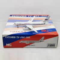 Diecast โลหะผสมโลหะ1400 Scale NG41002 Rossiya Tupolev TU204 TU-204-300 RA-64057เครื่องบินรุ่นเครื่องบินของเล่นสำหรับคอลเลกชัน